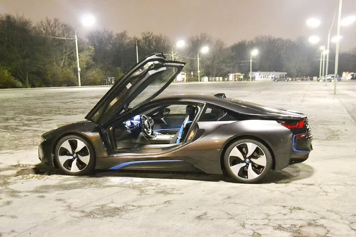灰色，宝马i 8双门轿车，i8，停车场，宝马，汽车，豪华