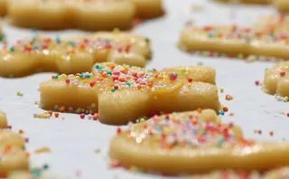 什锦，糕点，白色，表面，烘焙饼干，圣诞节，圣诞节消费，甜品