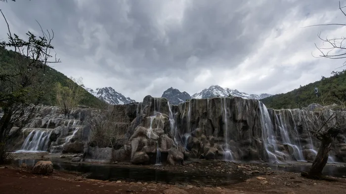 自然、户外、景观、全景、风景、水、河、雪