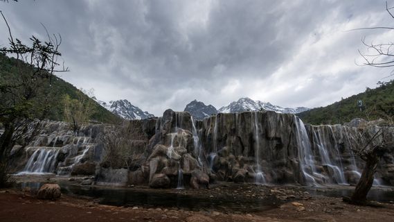 自然、户外、景观、全景、风景、水、河、雪