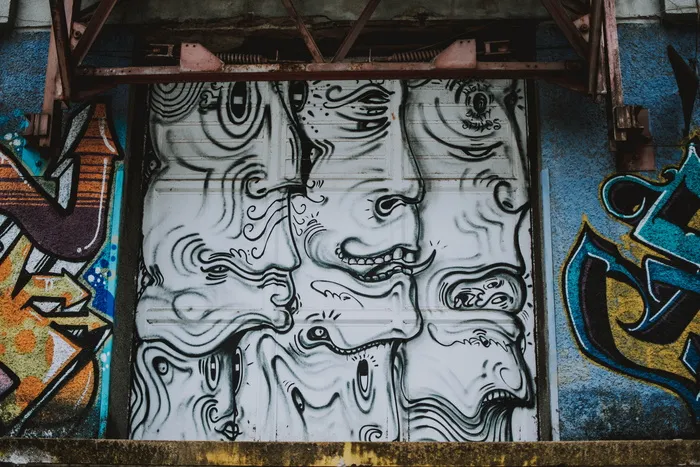 黑白涂鸦