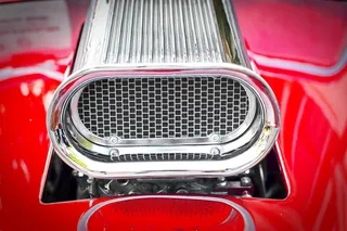 增压器, 鼓风机, 权力, 赛车, 热棒, 红色, 金属, 复古风格