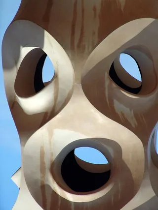 艺术，建筑，乐趣，抽象艺术，巴塞罗那，雕塑，特写，无人