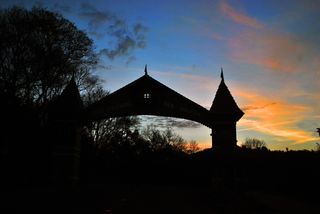 巴西南部，门廊，城市，小，市政，天空，建筑结构，建筑