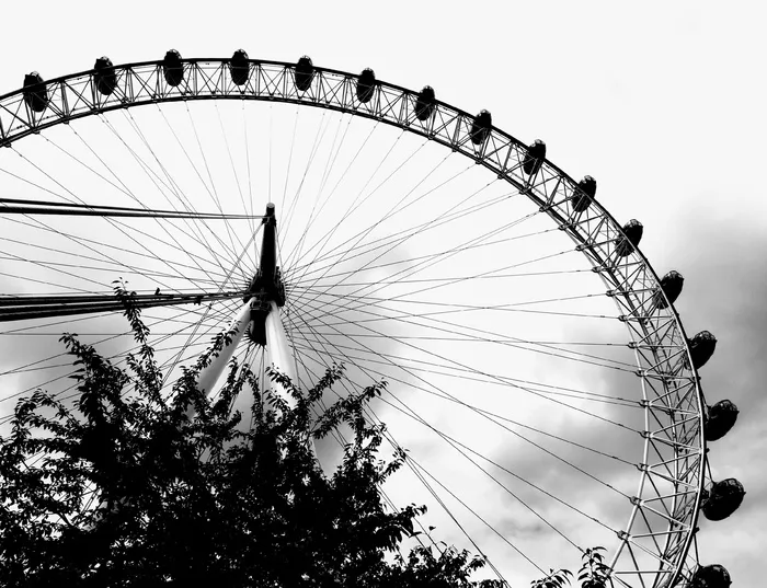 伦敦、eye、英国、城市、旅游、landmark、英国、城市