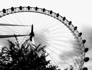 伦敦、eye、英国、城市、旅游、landmark、英国、城市