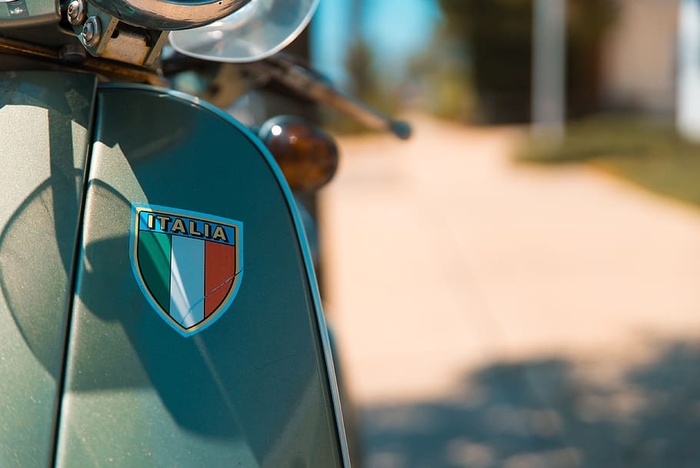 美国，海洋城，邮轮，树木，街道，轻便摩托车，摩托车，vespa