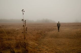 自然、人、人、天气、雾、户外、地面、雾