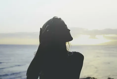 海洋,人,海,剪影,女人,水,一个人,真实的人 海洋,人,海,剪影,女人,水,一个人,真实的人