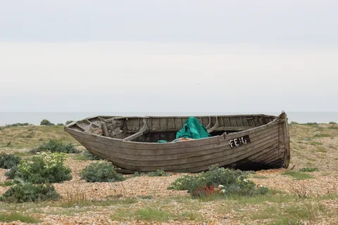 旧船、废船、弃船、航海船、天空、运输、运输方式、自然