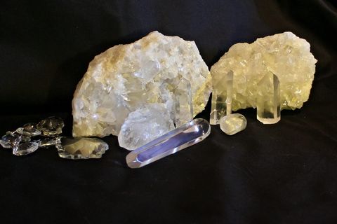 水晶，水晶，水晶石英，石英，纯石英，矿物，透明，透明