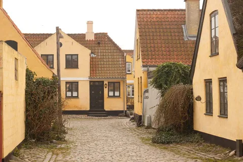 渔夫、村庄、dragør、产卵、道路、建筑、街道、旧 渔夫、村庄、dragør、产卵、道路、建筑、街道、旧