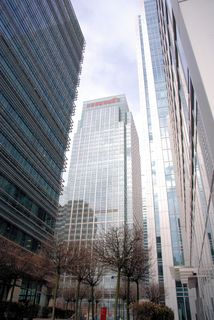 码头区，金丝雀，码头，办公室，商业，摩天大楼，玻璃，现代