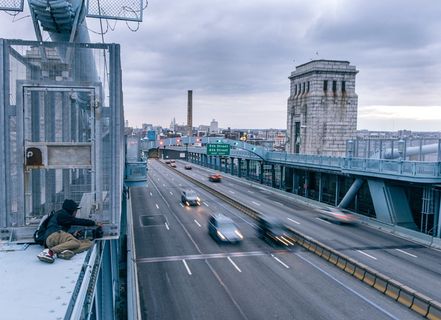 费城, 美国, 本富兰克林桥, 景观, 费城, 街头摄影, 城市, 桥