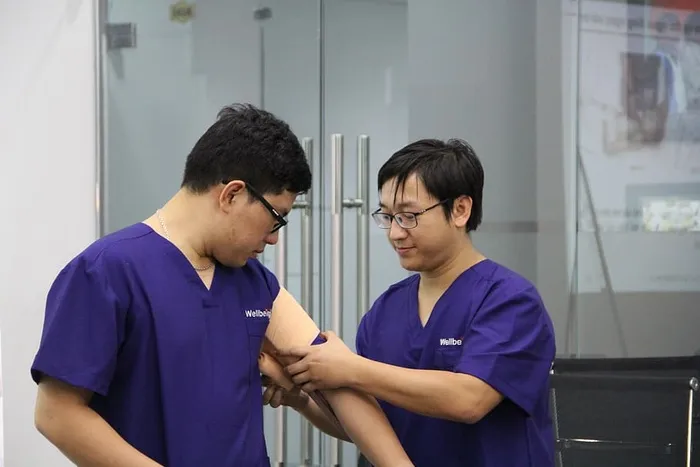 福利、急救、越南、医疗保健和医学、职业、医院、两人、成人