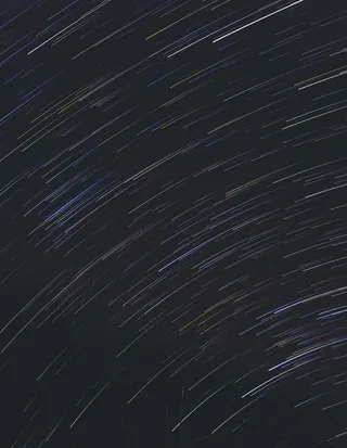 星雨艺术品，长时间曝光，夜晚，星星，星迹，自然，星夜，纹理