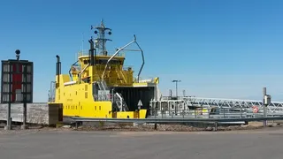 oulunsalo，海运贷款，轮渡，运输，黄色，工业，运输方式，天空
