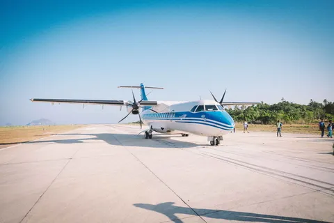 菲律宾，el nido，el nido机场，岛屿，飞机，飞机，热带，简易机场