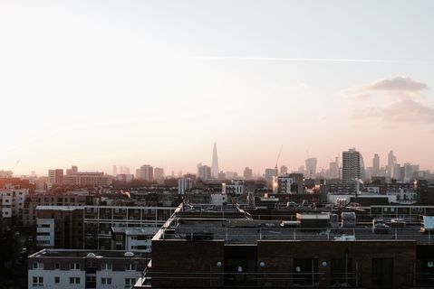 伦敦，英国，布罗姆利湾，东区，景观，碎片，城市景观，天际线