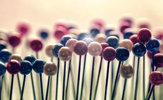 别针，缝纫，心情，红色，工艺，针头，缝纫，时尚