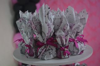 糕点, 聚会, 罗莎, 庆典, 粉红色, 特写, 室内, 没有人