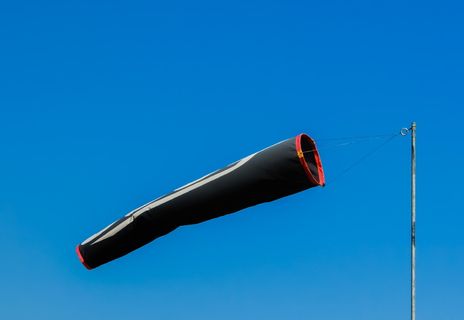 风指示器，风，天气，方向，气象学，风速计，蓝色，天空