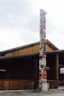 美国，希利，阿拉斯加州，木材，木制品，图腾柱，彩色，本土