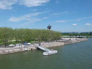 莱茵河、科布伦茨、德国角、摩泽尔、河流、投资者、景观、水