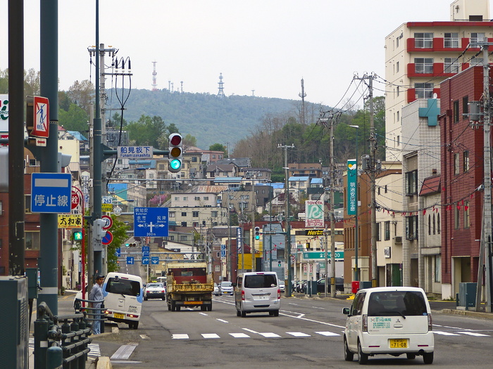 日本，小樽，道路，建筑，房屋，汽车，城市，运动