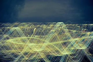 螺旋黄绿色插图照片