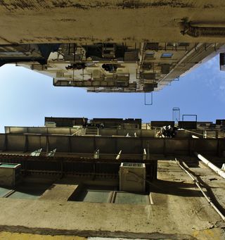 高层建筑，门廊，地板，机库，建筑，地堡，木材，机器