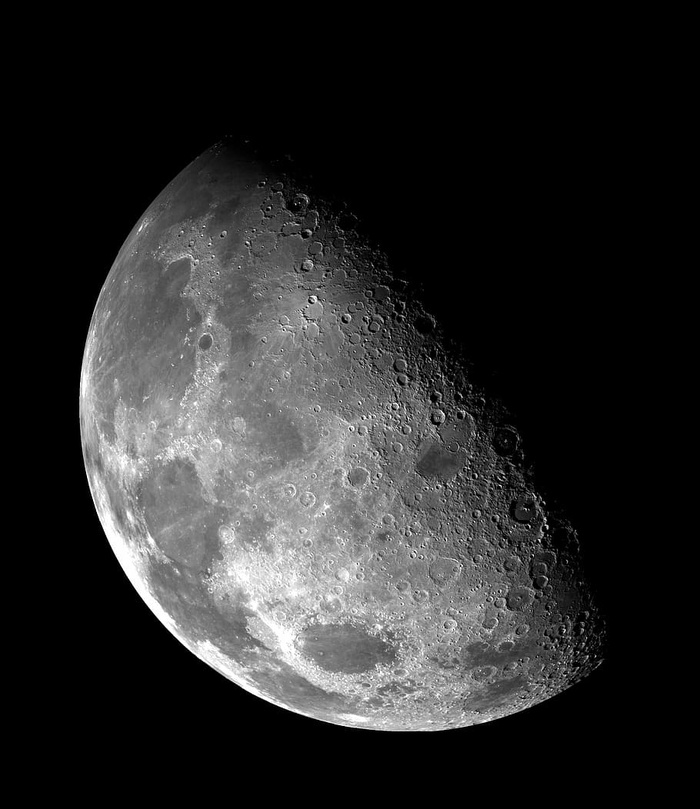 半月数字墙纸，特写，照片，半月，月亮，黑暗，夜晚，行星