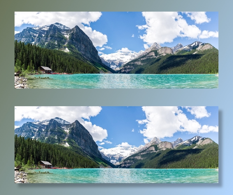 加拿大，路易湖，森林，班夫，夏天，松树，青鸭，山脉