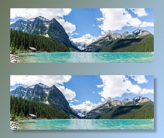 加拿大，路易湖，森林，班夫，夏天，松树，青鸭，山脉