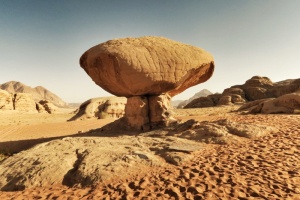 约旦、wadi rum露营、沙漠、黄色、黄沙、石头、中东、非洲