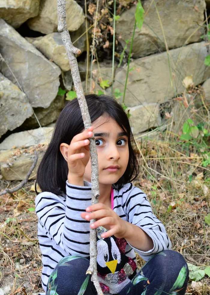 孩子，游戏，孩子，人，笑，脸，夏天，天真