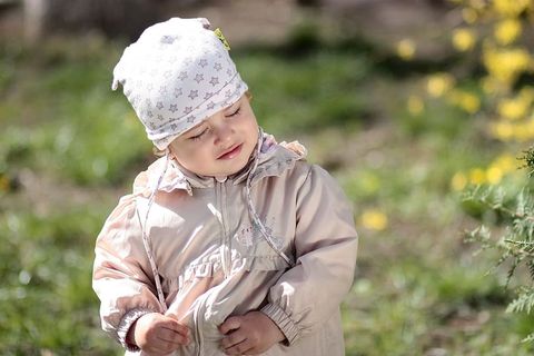 可爱，可爱，小女孩，公主，大自然，多姆，孩子