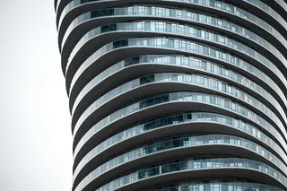 加拿大，米西索加，绝对大道，堆叠，水平，焦点，绿色，图案