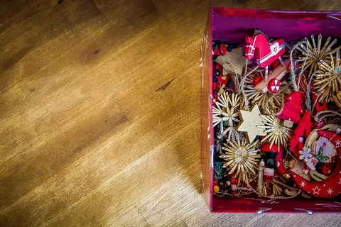 红盒子里的棕红色花色