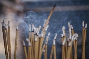 香，香，烟，烟-物理结构，燃烧，宗教，礼拜场所，灵性