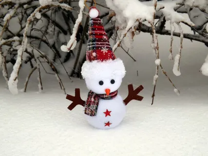 雪人,雪地,旁边,棕色,树,雪人,冬天,白色 雪人,雪地,旁边,棕色,树,雪人,冬天,白色