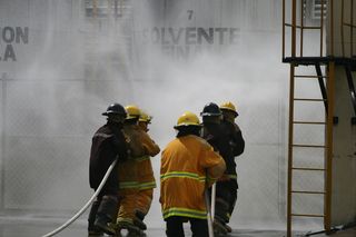 火, 旅, 软管, 救赎, 占领, 消防员, 后视图, 一群人