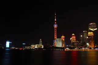 夜景，上海，外滩，夜景，照明，建筑外观，无人，旅游目的地