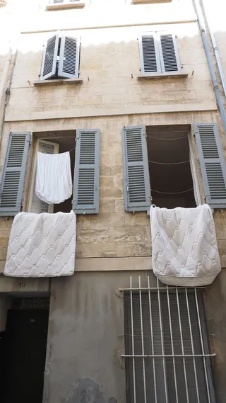 公寓, 城市, 市中心, 羽绒被, 封面, 羽绒被套, 空气, 地中海