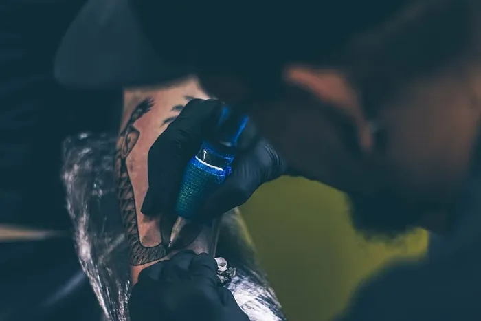 成人，艺术家，模糊，黑暗，焦点，男人，人，表演