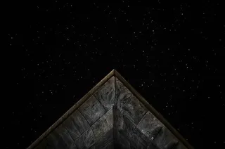 黑暗，探索，低角度拍摄，夜晚，户外，透视，天空，星星