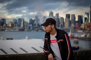 西雅图，美国，vape，烟雾，pnw，萨维奇，天际线，水泥