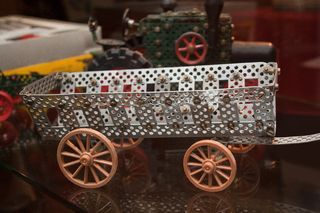 干草车，玩具，trix，金属结构，螺钉，技术，金属，铁