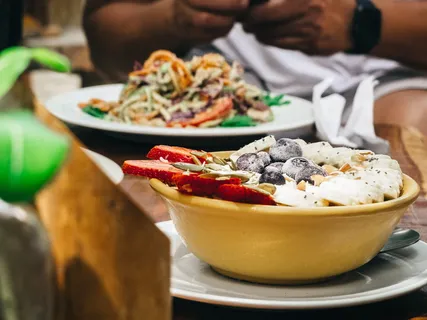 墨西哥，图卢姆，生的爱，阿凯，素食主义者，水果，阿凯碗，新鲜