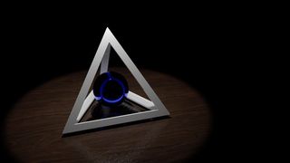 四面体、球体、棱锥体、几何体、形状、形状、几何体、3d